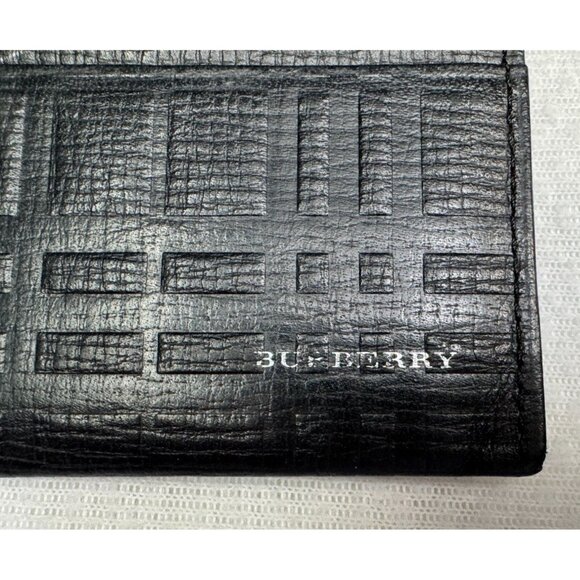 Burberry Black Leather Slim Zipper Wallet with‎ COA - Picture 3 of 16